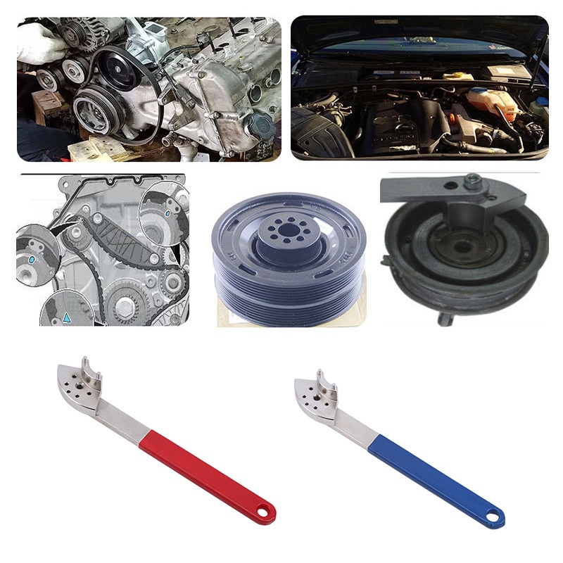 Car Engine Timing Belt Tension Tensioning Adjuster Pulley Wrench Tool ...