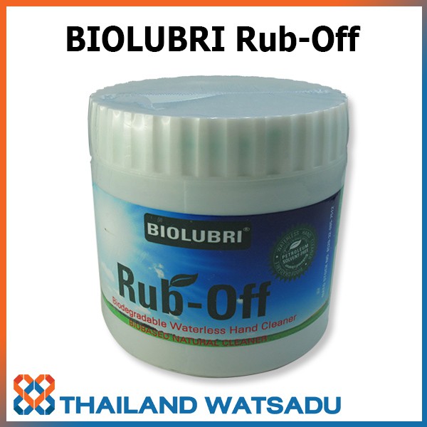 ภาพหน้าปกสินค้าเจลล้างมือ BIOLUBRI RUB-OFF ขจัดคราบสารเคมี ออก 100% โดยไม่ต้องใช้น้ำ (ขนาด 480 กรัม)
