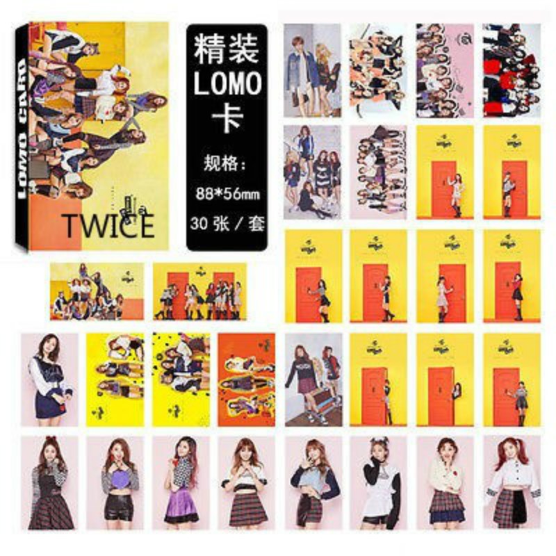 ภาพสินค้า30pcs KPOP TWICE Knock Lomo Card Na Yeon Photocard Momo Tzuyu Photo Picture จากร้าน allkpoper.th บน Shopee ภาพที่ 1