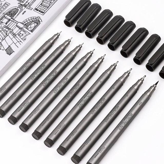 ปากกา ปากกาตัดเส้น  M&G MICRO FINELIR ปากกาตัดเส้นสีดำ ปากกาตัดเส้นกันน้ำ หัวเข็ม (1ด้าม)