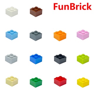 [Funbrick] บล็อคตัวต่ออิฐ 2x2 3003 เข้ากันได้กับของเล่นคลาสสิก MOC DIY 50 ชิ้น