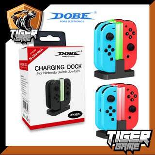 สินค้า แท่นชาร์จจอย Joy Con Nintendo Switch DOBE (ที่ชาร์จจอยSwitch)(Charging Dock for Nintendo Switch Joy-con)(แท่นชาร์จจอยคอน
