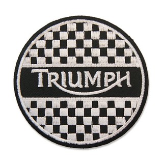 TRIUMPH ป้ายติดเสื้อแจ็คเก็ต 7cm อาร์ม ป้าย ตัวรีดติดเสื้อ อาร์มรีด อาร์มปัก Badge Embroidered Sew Iron On Patches