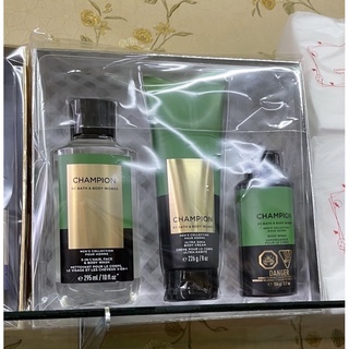 Bath &amp; Body Works Champion For Men - 3 pc Bundle ของแท้