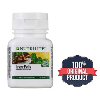 ภาพขนาดย่อของภาพหน้าปกสินค้าAmway NUTRILITE Iron Folic (120 tab) แอมเวย์ นิวทริไนท์ สปิแนช พลัส ผักโขม จากร้าน beautyblink56 บน Shopee ภาพที่ 2