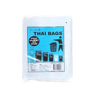 Chaixing Home ถุงขยะ 1 กก. THAI BAG ขนาด 24 x 28 นิ้ว สีดำ