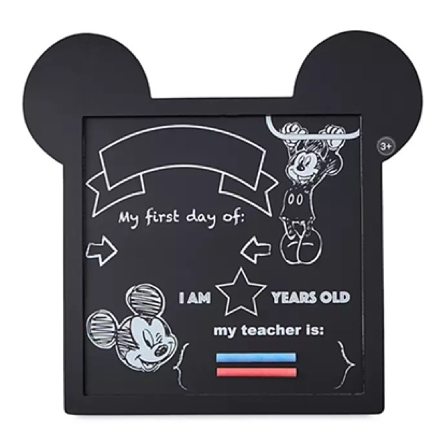 พร้อมส่ง-กระดานชอล์คสำหรับต้อนรับเปิดเทอม-disney-mickey-mouse-chalkboard-sign