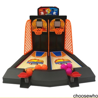 [CHOO] Desktop Basketball Game Toy Table Basketball Court Easy to Assemble Finger Basketball Game Toy with 6 Balls for