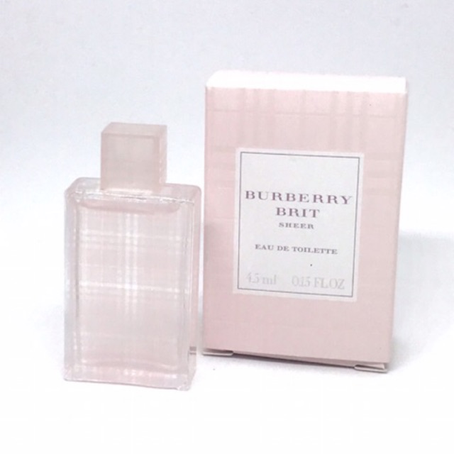 Burberry Brit Sheer For Her EDT 4.5ml Shopee Thailand
