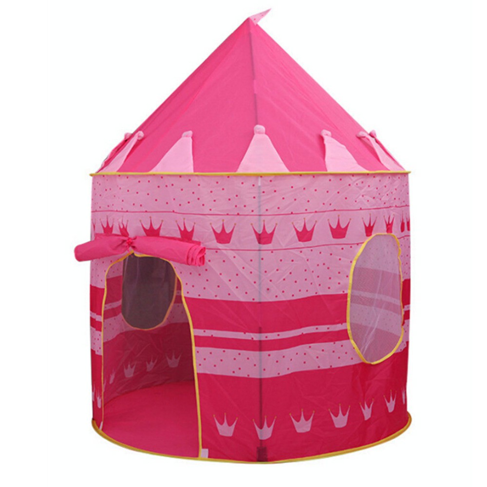 เล่นเต็นท์พับแบบพกพา-tipi-prince-เต็นท์พับเด็กเด็ก-cubby-play-house-ของขวัญเด็กของเล่นกลางแจ้งเต็นท์ปราสาท