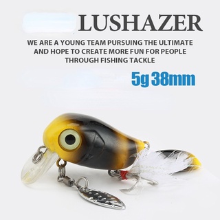 Lushazer เหยื่อล่อปลาซิว แบบแข็ง ขนาดเล็ก 5 กรัม 38 มม.