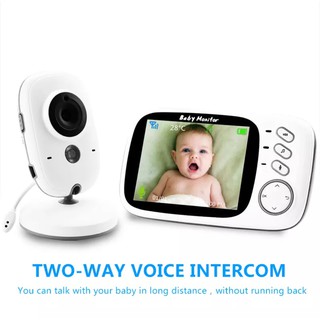 เช็ครีวิวสินค้าพร้อมส่งจากไทย VB603 Video Baby Monitor 2.4G ไร้สาย LCD ขนาด 3.2 นิ้ว 2 WAY Talk Night Vision การเฝ้าระวังความปลอดภัย