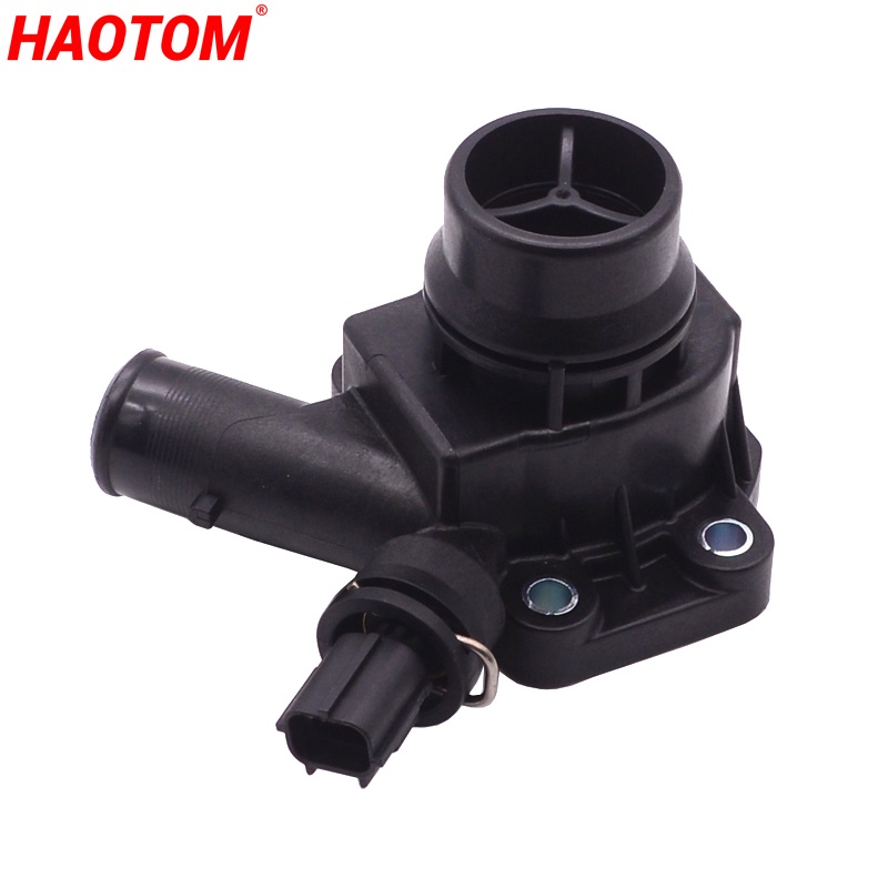 Car Engine Coolant Thermostat w Housing Assy For Land Rover Volvo V70