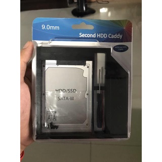 ส่งจากไทย ถาดแปลงใส่ Second HDD Caddy ใส่ช่อง DVD/CD Notebook 9.0mm. 9.5mm. 12.7มม. HDD SSD Caddy พร้อมส่ง