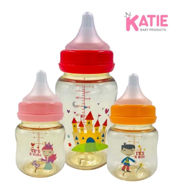 babybua-ขวดนมเคธี่-katie-tritan-premium-gold-ขวดนมคอกว้าง-ขวดนมสีชา-4oz-8oz-พร้อมส่ง-bpa-free