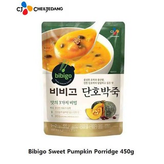 ภาพหน้าปกสินค้าซุปฟักทองเกาหลี korea traditional food cj bibigo sweet pumpkin porridge (450g) 단호박죽 ที่เกี่ยวข้อง