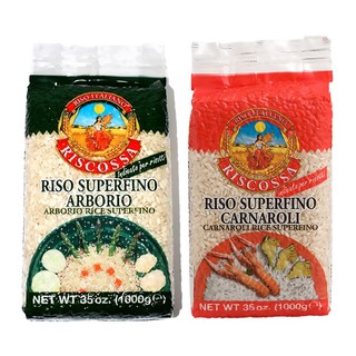 RISCOSSA Rice 1 kg. ข้าวรีซอตโต้ มีให้เลือก 2 สายพันธ์ นำเข้าจากอิตาลี 100% สำหรับเมนูอาหารอิตาเลียนสุดพิเศษ
