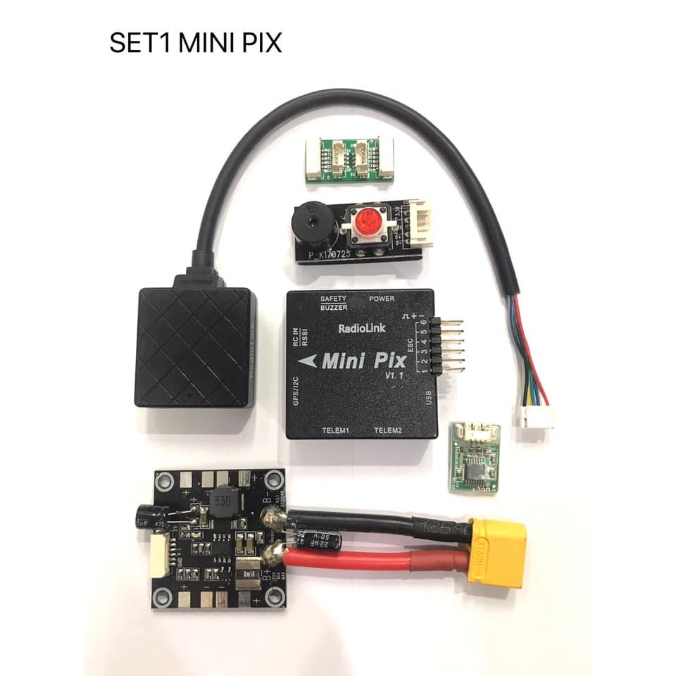 ภาพหน้าปกสินค้าบอร์ดคอนโทรล Multicopter/FPV Controller Board - MINI PIX+GPS(มีสินค้าในไทยพร้อมจัดส่ง)