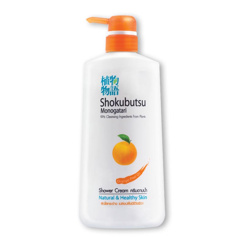 โชกุบุสซึ-ครีมอาบน้ำ-สูตรน้ำมันเปลือกส้ม-ผิวใสกระจ่าง-500-มล-ผลิตภัณฑ์ดูแลผิวกาย-shokubutsu-monogatari-orange-peel-oil