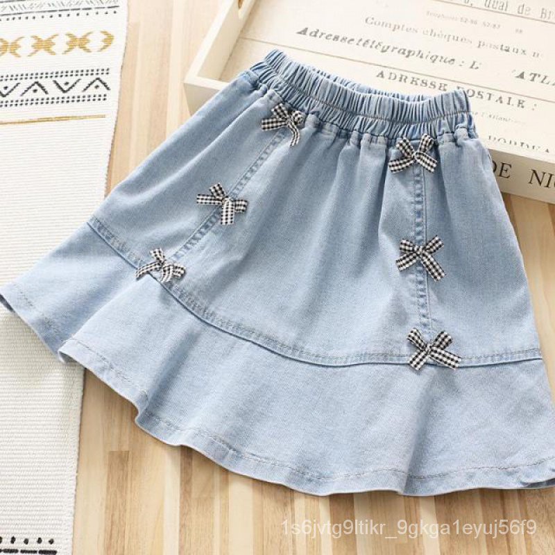 2023-beautiful-fashion-korean-girl-jeans-skirt