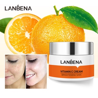 LANBENA ครีมวิตามินซีเข้มข้น ปรับผิวกระจ่างใส ปรับปรุงผิวหมองคล้ำ ฝ้า กละ จุดด่างดำ 50 ml