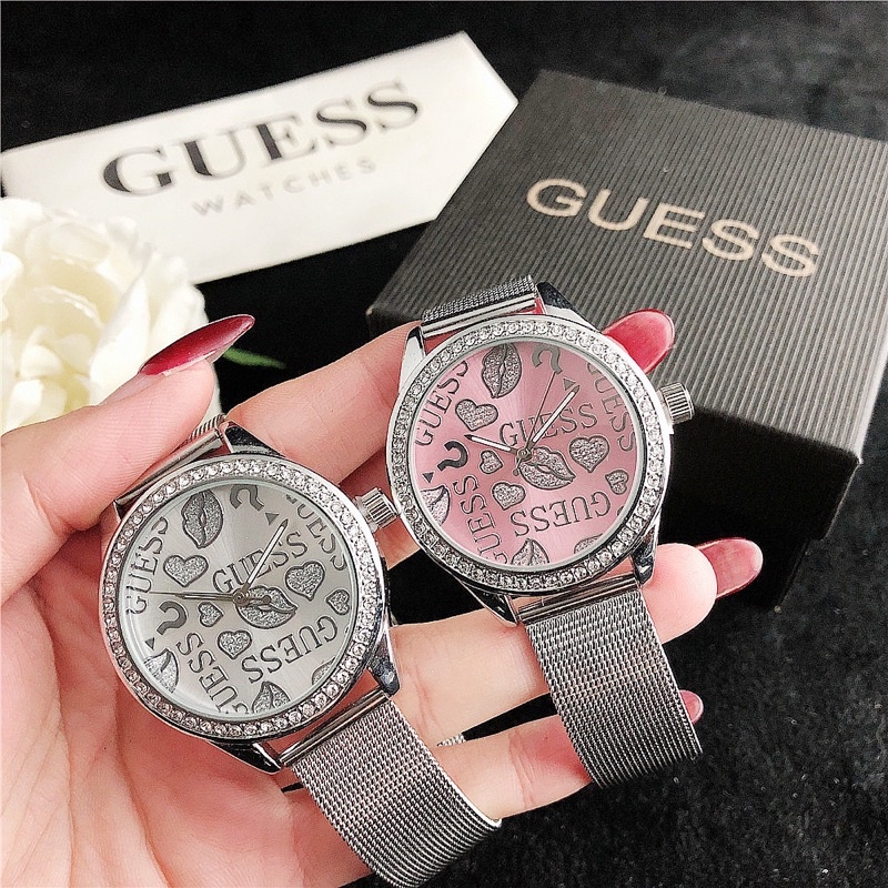 นาฬิกา-guess-สายถักพร้อมกล่อง