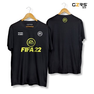 Gzrs เสื้อยืด ลาย FIFA 22 Free Nickname Gaming FIFA Mobile 22 Free Your Name คุณภาพดีที่สุด