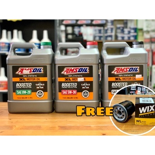 🔴น้ำมันเครื่องยนต์เบนซิน Amsoil XL 0w20,5w30,10w40 (แถมกรองน้ำมัน สอบถามแจ้งช่องทางChat)