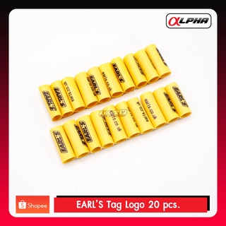 EARLS Tag Logo สีเหลือง 20 ตัว (ขายส่ง)