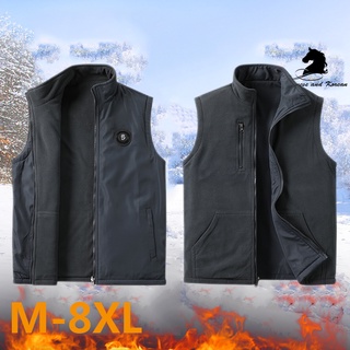 ภาพหน้าปกสินค้าเสื้อกั๊กแจ็กเก็ต สองด้าน ขนาดใหญ่ ให้ความอบอุ่น แฟชั่นฤดูใบไม้ร่วง และฤดูหนาว ไซซ์ 8XL ที่เกี่ยวข้อง