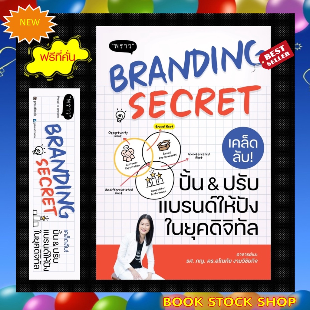 พร้อมส่ง-แถม-หนังสือใหม่-branding-secret-เคล็ดลับปั้นปรับแบรนด์ให้ปังในยุคดิจิทัล-อโณทัย-งามวิชัยกิจ-สำนักพิมพ์-พราว