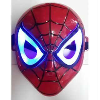 หน้ากาก Spiderman มีสวิสเปิด-ปิดไฟ