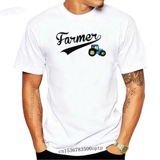 เสื้อผ้าผชใหม่ เสื้อยืดลําลอง แขนสั้น พิมพ์ลาย Farmer Farmer Tractor _ Agriculture _ Farming _ Gift _ Themed Street Wear