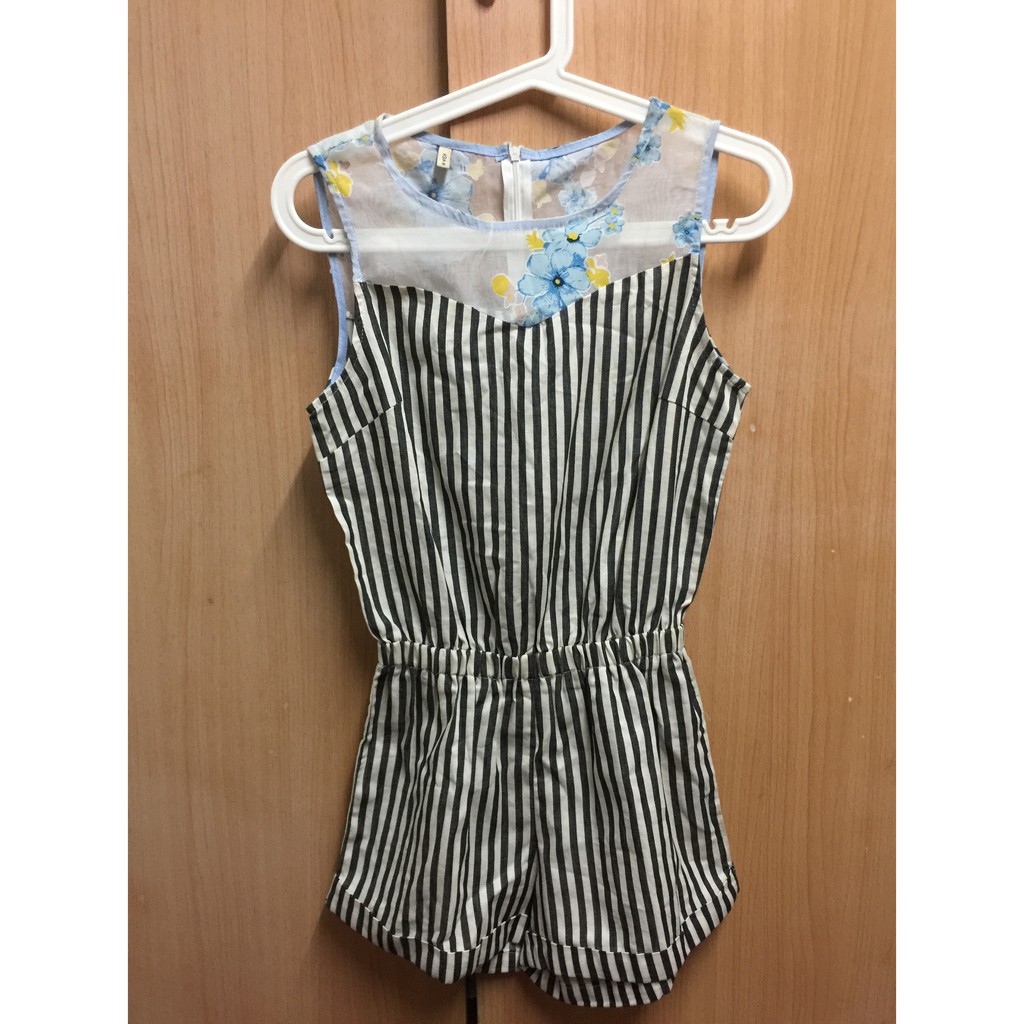 new-jumpsuit-ลายทางขาสั้น-งานน่ารักมาก-พร้อมส่ง