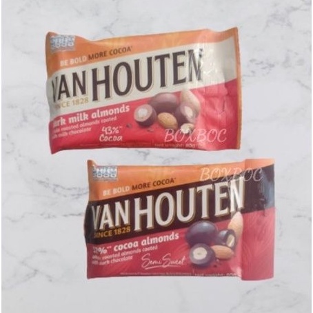 van-houten-chocolate-แวนฮูเต็น-ช็อกโกแลตชนิดเม็ดผสมอัลมอนด์-มี2แบบให้เลือกครับ