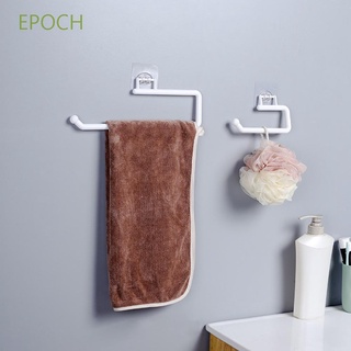 EPOCH Bathroom Using Paper Roll Holder Punch-free Rag Hanging Holder Towel Hanger Tissue Shelf Self-adhesive Home Storage Cabinet Hanging Storage Rack