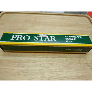 ราคาลูกปิงปอง pro star แพ็ค 6ลูก