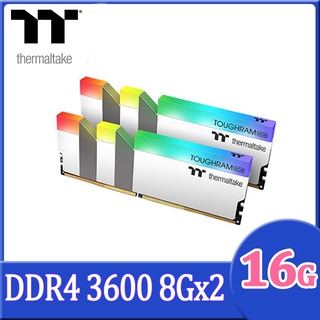ภาพหน้าปกสินค้า16GB (8GBx2) DDR4/3600 RAM PC (แรมพีซี) THERMALTAKE TOUGHRAM RGB WHITE (R022D408GX2-3600C18A) ที่เกี่ยวข้อง