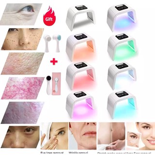 7 Color LED Photon PDT Beauty Face Mask Rejuvenation Anti Acne Wrinkle Removal QGQY