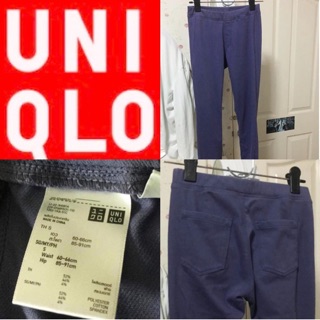 กางเกงuniqlo ไซส์s ทรงสกินนี่ เอวยืด 24-27 สะโพกไม่เกิน35