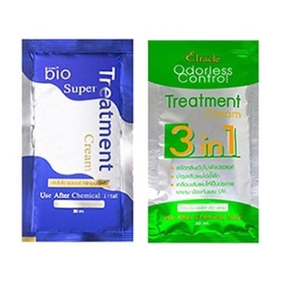 Bio Super Treatment Odorless Control Treatment Cream 3in1 โอ๊เด็อเล็คซ คอลโทรล ทรีทเมนต์ ครีม (ซอง) แบบซอง 30 กรัม