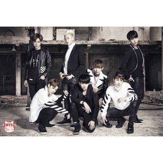 โปสเตอร์ วง ดนตรี BTS วง บีทีเอส วง เกาหลี โปสเตอร์ติดผนัง โปสเตอร์สวยๆ poster