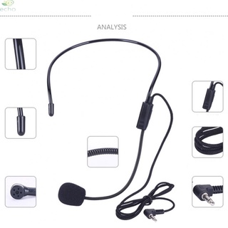 ECHO- ~3.5mm Head-mounted Wired Microphone Headset Mini Mic For Teaching Meeting Speech【Echo-baby】