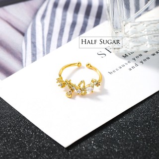 Korean Crystal flower ring