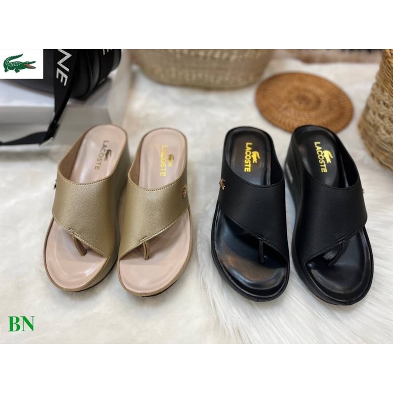 พร้อมส่ง-รองเท้าส้นตึกแบบหนีบสูงนิ้ว-sz-30-40