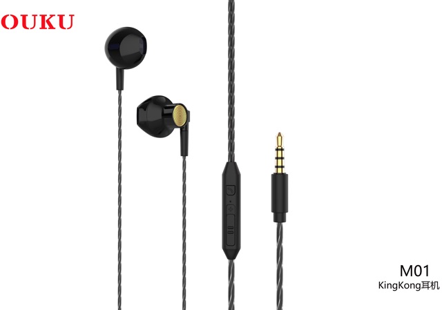 หูฟัง3-5รุ่นใหม่เสียงดี-ราคาถูก-รูปทรงearphone-ouku-m01-ดีไซน์สวยงามทันสมัย-ของแท้100-พร้อมส่ง