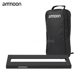 E*M ammoon DB-1 Mini Aluminum Alloy Guitar Pedal Board with Carrying Bag Tapes