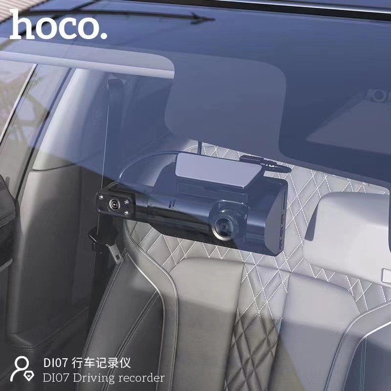 hoco-di07-dual-camera-driving-recorder-กล้องติดรถยนต์แบบ-2-กล้อง-ด้านหน้ารถและห้องโดยสาร-พร้อมส่ง