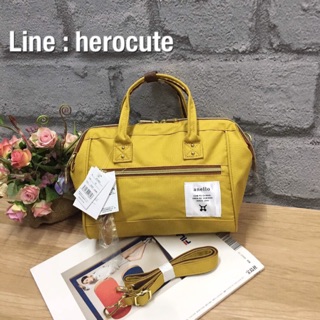 ANELLO POLYESTER CANVAS MINI BOSTON BAG ส่งฟรีEMS