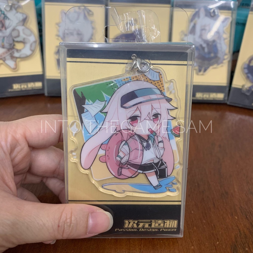 พร้อมส่ง-พวงกุญแจ-arknights-acrylic-keychain-แบบกล่องพร้อมของเสริม